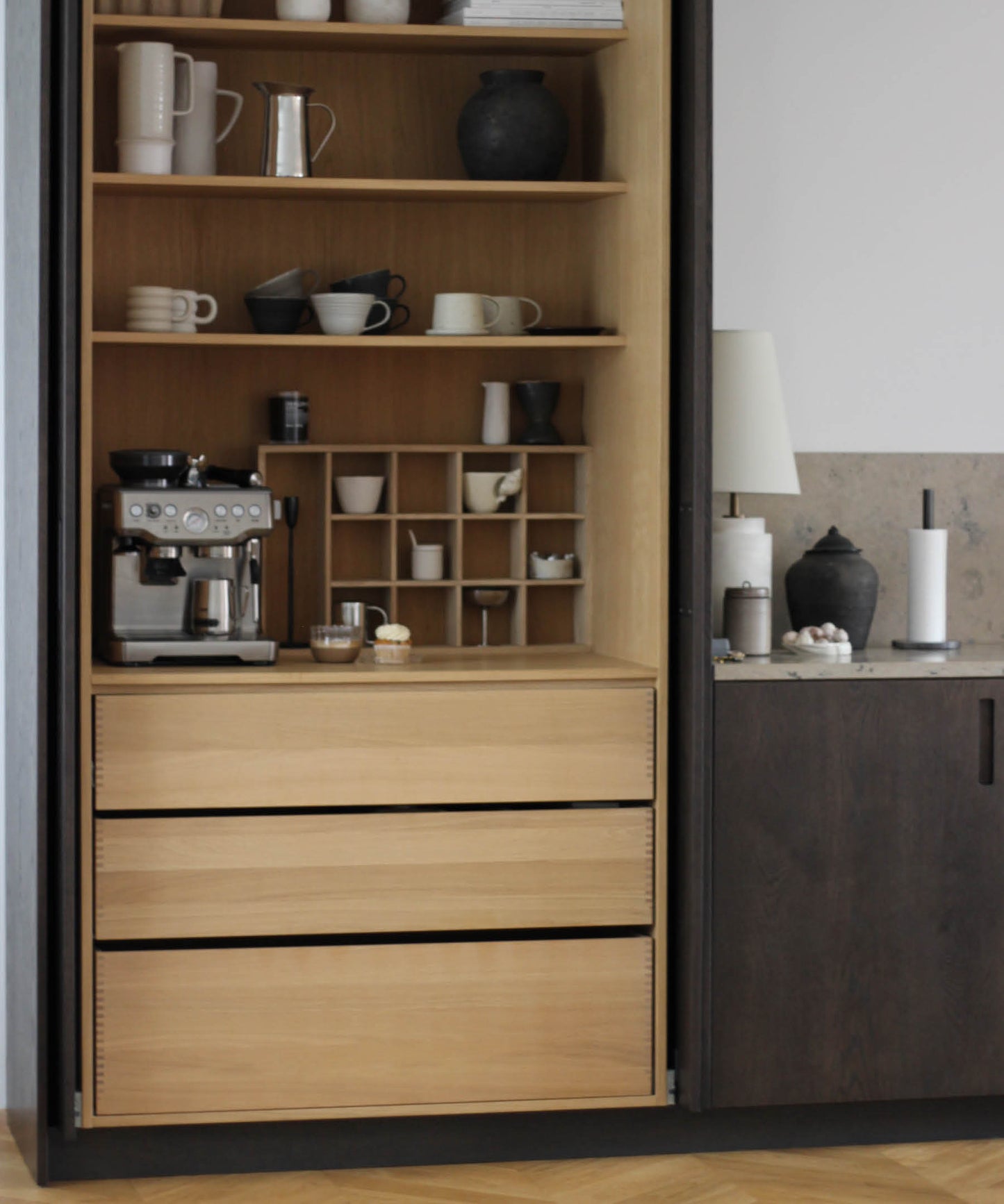 LIMITED EDITION Abby Compartment Shelf, Oak