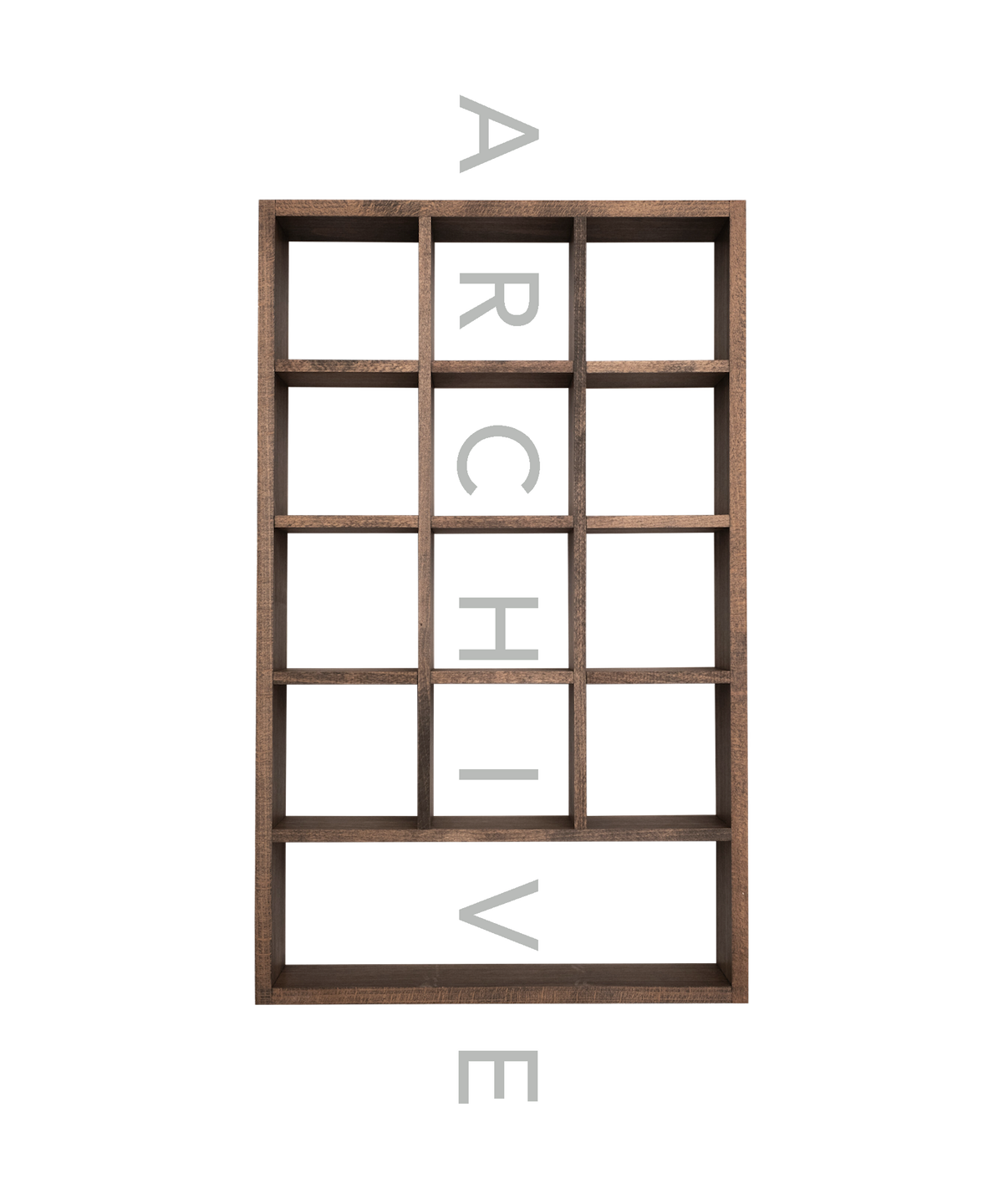 (Archive) Abby Compartment Shelf, Smoked, 01