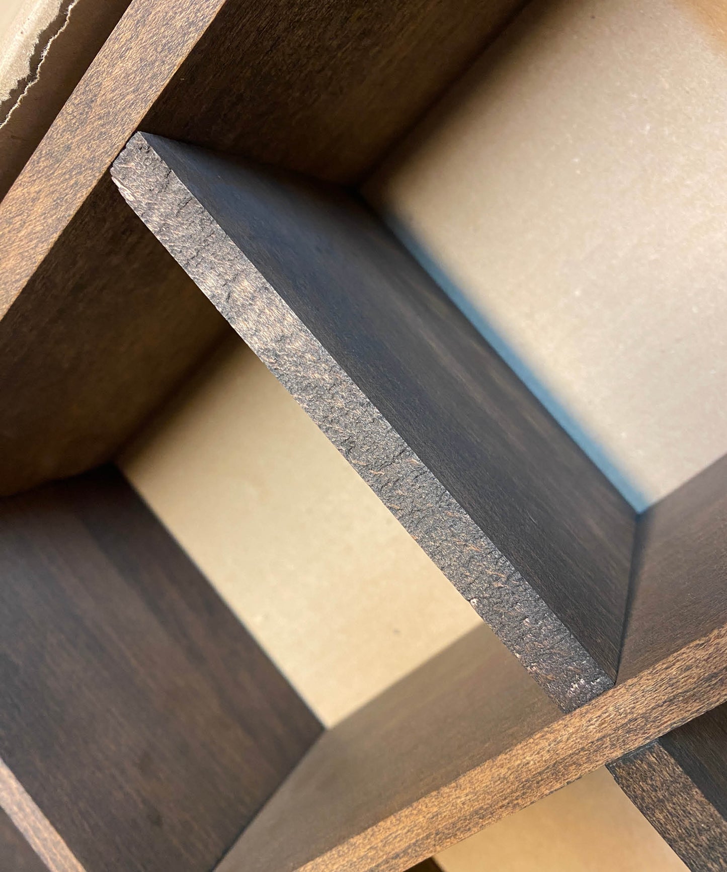 (Archive) Abby Compartment Shelf, Smoked, 01