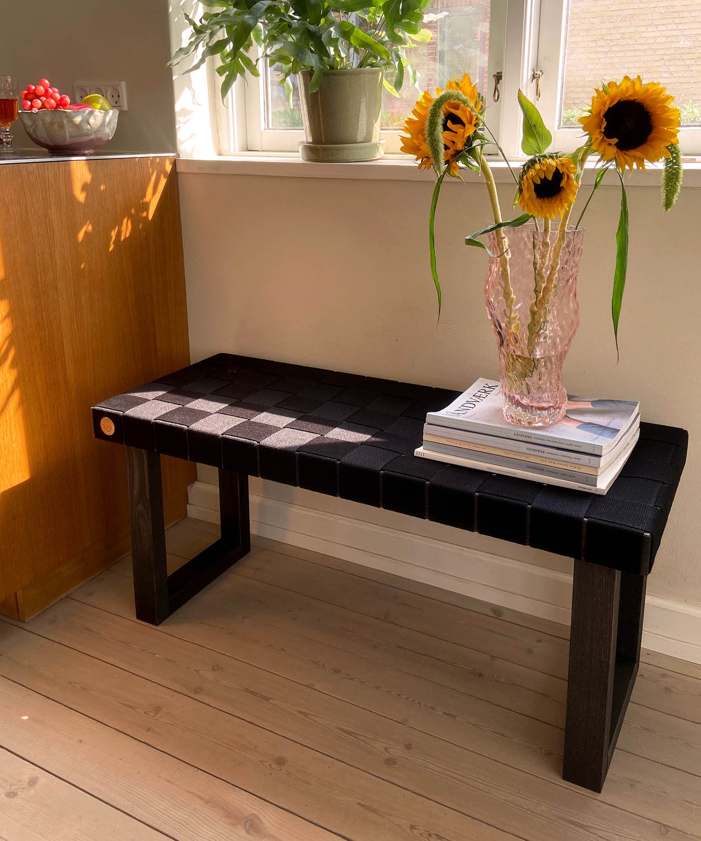 Luna Bench, Small, Black