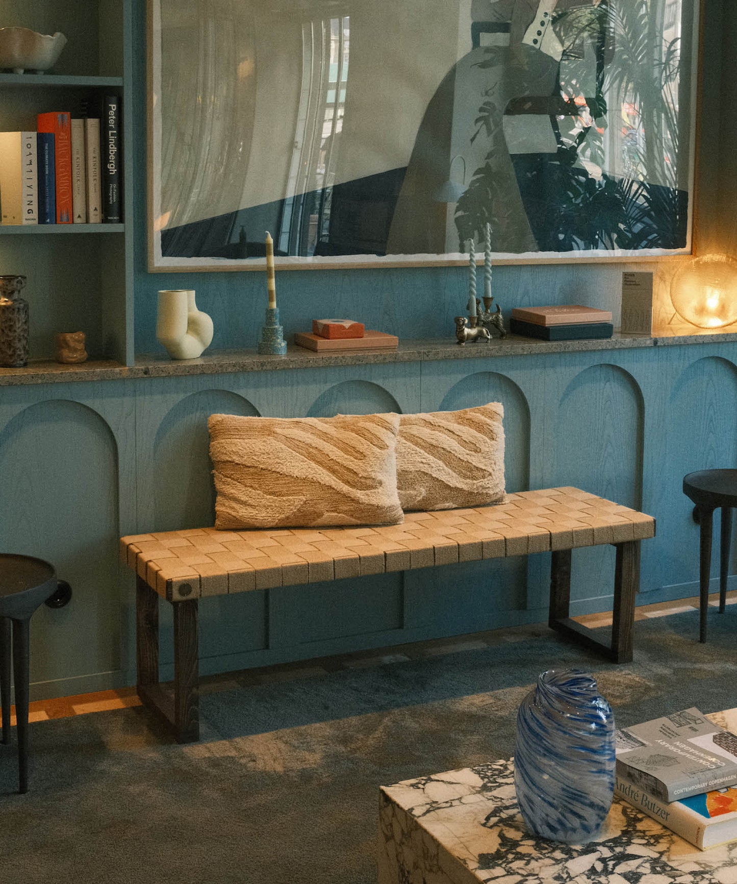 Luna Bench, Medium, Smoked