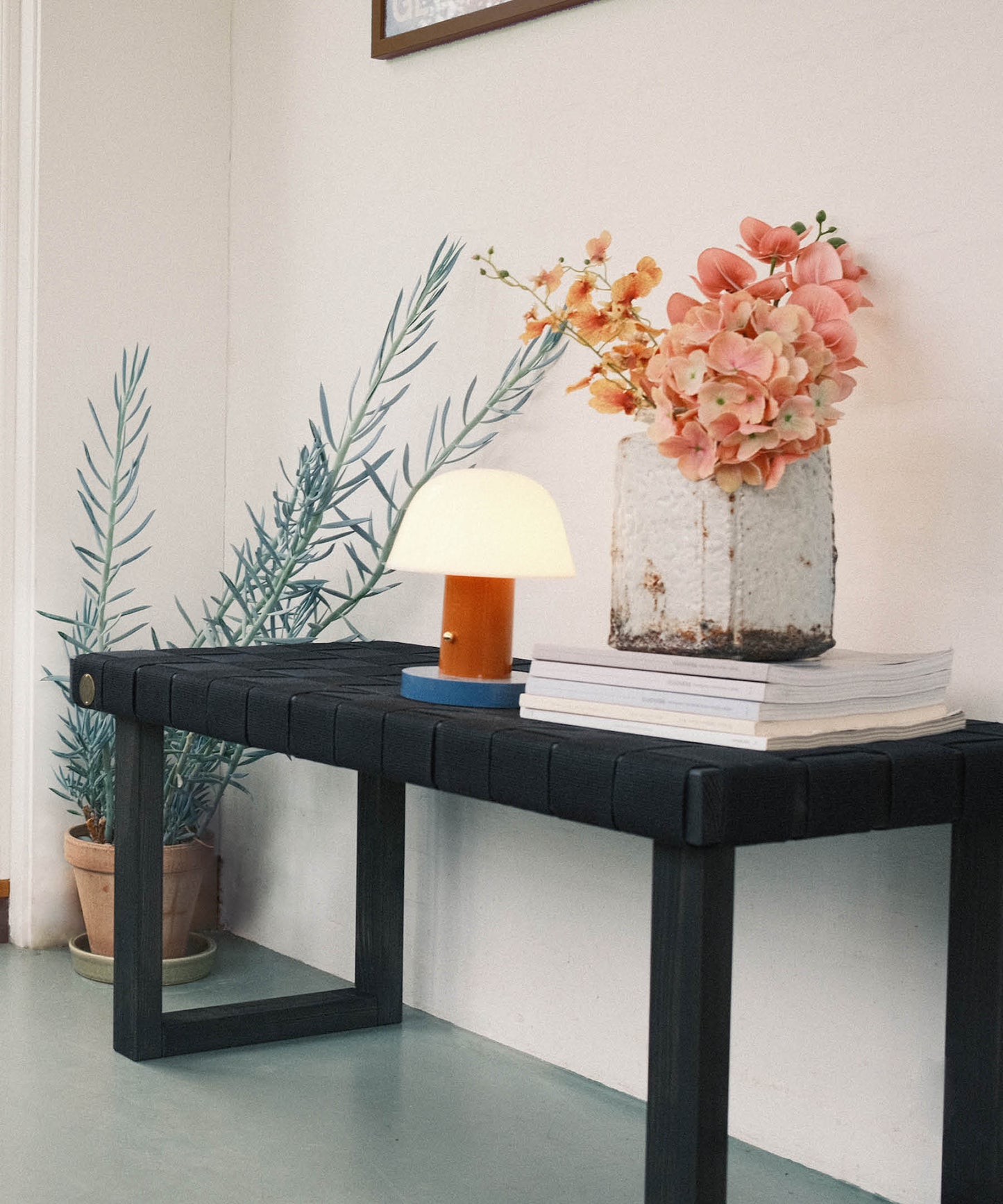 Luna Bench, Small, Black