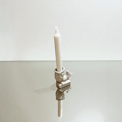 L. Hjorth fiskefigurer / lysestager